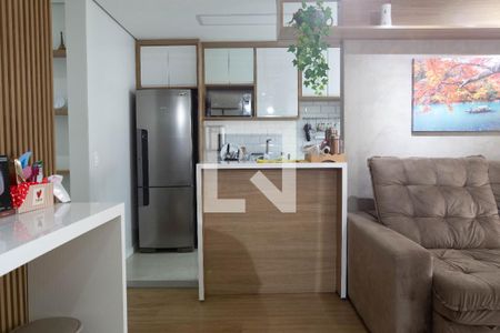 Sala de apartamento para alugar com 2 quartos, 60m² em Vila Apiaí, Santo André