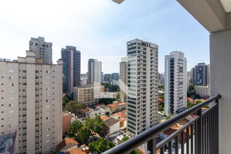 Varanda da Sala de apartamento à venda com 1 quarto, 32m² em Perdizes, São Paulo