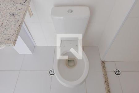Banheiro da Suíte de apartamento à venda com 1 quarto, 24m² em Pinheiros, São Paulo