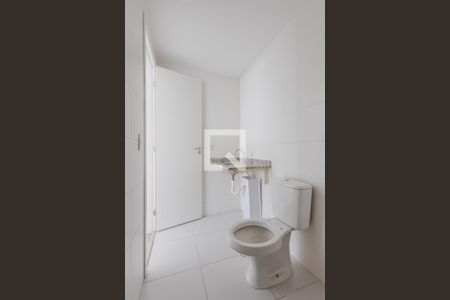 Banheiro da Suíte de apartamento à venda com 1 quarto, 24m² em Pinheiros, São Paulo