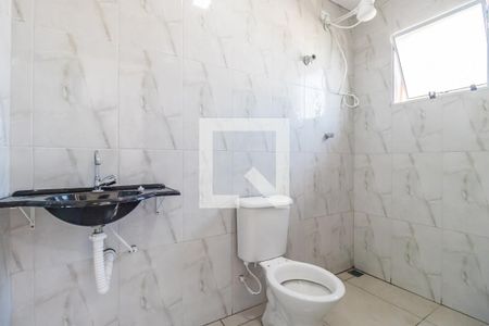 Banheiro da Suíte de kitnet/studio para alugar com 1 quarto, 24m² em Parque dos Camargos, Barueri