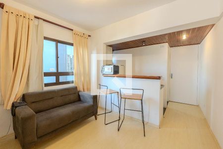 Sala/Cozinha de kitnet/studio para alugar com 1 quarto, 35m² em Consolação, São Paulo