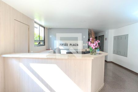 Studio para alugar com 35m², 1 quarto e sem vaga Studio para alugar com 35m², 1 quarto e sem vagaHall de entrada