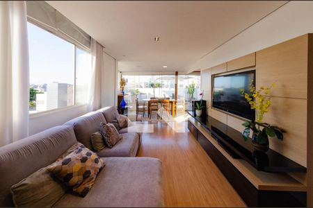 Sala 2 de apartamento à venda com 4 quartos, 220m² em Calafate, Belo Horizonte