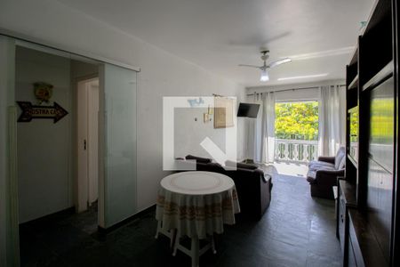Sala de apartamento para alugar com 3 quartos, 100m² em Jardim Tejereba, Guarujá