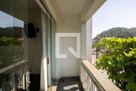 Varanda da Sala de apartamento para alugar com 3 quartos, 100m² em Jardim Tejereba, Guarujá