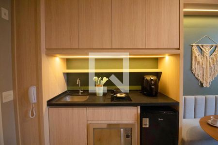 Studio à venda com 25m², 1 quarto e sem vagaCozinha