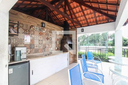 Área comum - Churrasqueira de apartamento para alugar com 2 quartos, 56m² em Metrópole, Nova Iguaçu