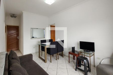 sala de apartamento para alugar com 1 quarto, 65m² em Vila Caiçara, Praia Grande