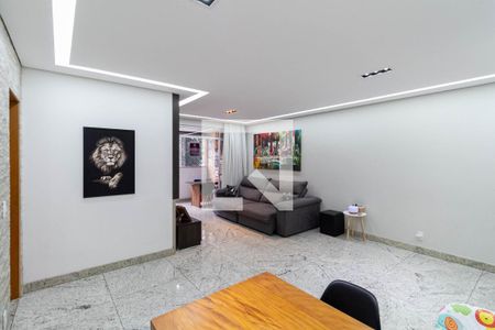 Sala  de apartamento à venda com 3 quartos, 101m² em Itapoã, Belo Horizonte