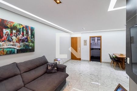 Sala  de apartamento à venda com 3 quartos, 101m² em Itapoã, Belo Horizonte