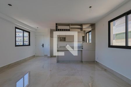 Sala de apartamento para alugar com 1 quarto, 50m² em Barro Preto, Belo Horizonte