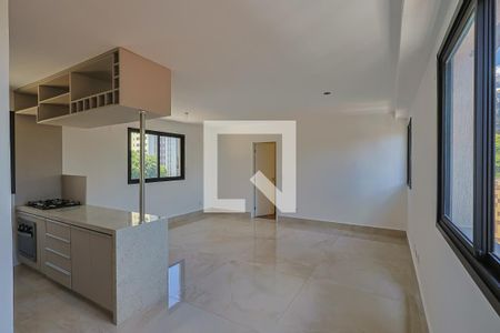Sala de apartamento para alugar com 1 quarto, 50m² em Barro Preto, Belo Horizonte