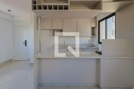 Cozinha de apartamento para alugar com 1 quarto, 50m² em Barro Preto, Belo Horizonte