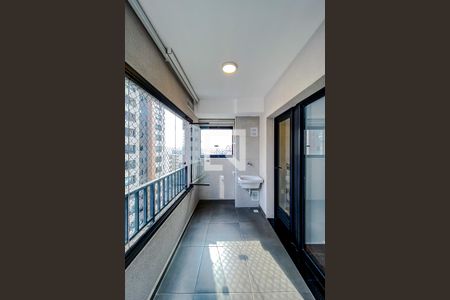 Varanda da Sala de apartamento para alugar com 1 quarto, 39m² em Brás, São Paulo