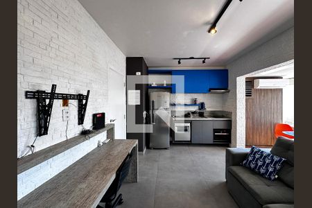 Sala de apartamento para alugar com 1 quarto, 41m² em Cidade Monções, São Paulo