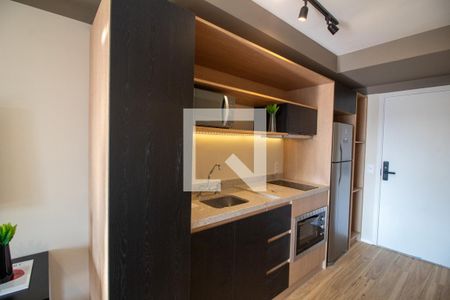 Studio para alugar com 33m², 1 quarto e 1 vaga Studio para alugar com 33m², 1 quarto e 1 vagaCozinha