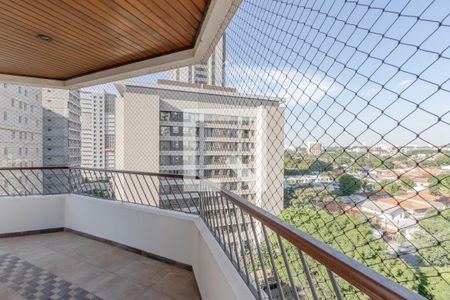 Varanda da Sala de apartamento à venda com 4 quartos, 217m² em Campo Belo, São Paulo