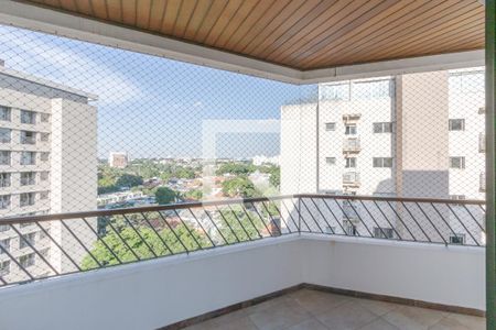 Varanda da Sala de apartamento para alugar com 4 quartos, 217m² em Campo Belo, São Paulo