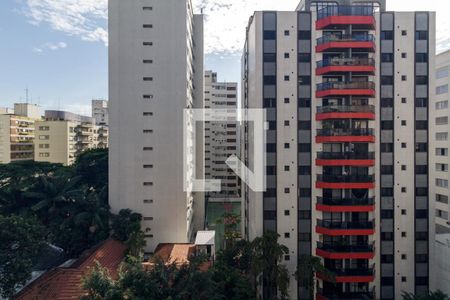 Vista da Sala de apartamento para alugar com 3 quartos, 108m² em Higienópolis, São Paulo
