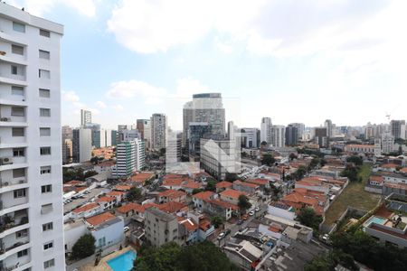 Vista da Sacada de apartamento à venda com 1 quarto, 27m² em Pinheiros, São Paulo