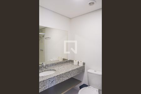 Banheiro  de kitnet/studio para alugar com 1 quarto, 30m² em Centro, São Bernardo do Campo