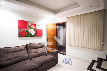 Sala  de casa de condomínio à venda com 2 quartos, 53m² em Jardim Leblon, Belo Horizonte