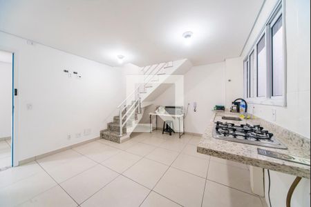 Sala  de apartamento à venda com 2 quartos, 110m² em Vila Pires, Santo André