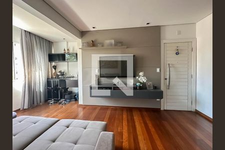 Sala  de apartamento à venda com 3 quartos, 100m² em Buritis, Belo Horizonte