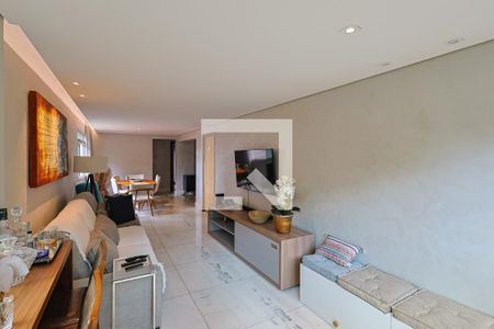 Sala de apartamento à venda com 4 quartos, 134m² em Sion, Belo Horizonte