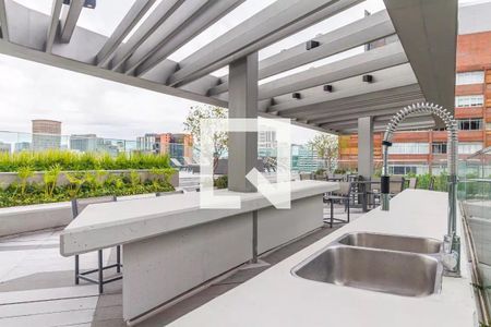 Área comum - Espaço Gourmet de apartamento para alugar com 1 quarto, 48m² em Pinheiros, São Paulo