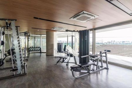 Área comum - Academia de apartamento para alugar com 1 quarto, 48m² em Pinheiros, São Paulo