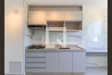 Sala/Cozinha de apartamento para alugar com 1 quarto, 24m² em Santo Amaro, São Paulo