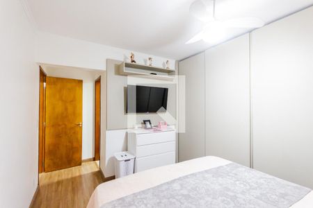 Suíte  de apartamento à venda com 2 quartos, 69m² em Vila Camilópolis, Santo André