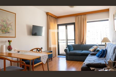 Sala de apartamento para alugar com 1 quarto, 48m² em Santa Cecília, São Paulo