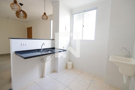 Apartamento para alugar com 42m², 2 quartos e 1 vaga Apartamento para alugar com 42m², 2 quartos e 1 vagaCozinha e Área de Serviço