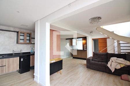 Sala e Espaço Gourmet de casa de condomínio para alugar com 3 quartos, 232m² em Vila Sao Leopoldo, São Bernardo do Campo