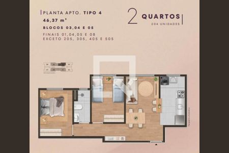 Apartamento à venda com 2 quartos, 46m² em Jardim Riacho das Pedras, Contagem
