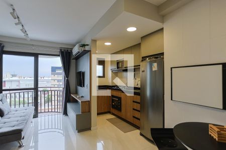 Sala de apartamento para alugar com 1 quarto, 37m² em Jardim Botânico, Porto Alegre