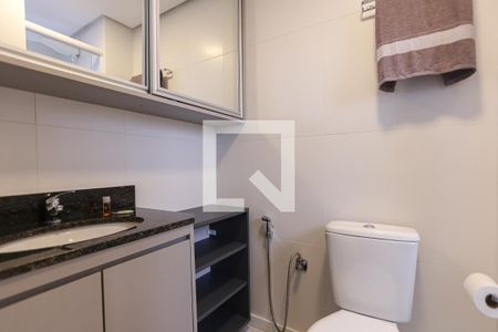 Banheiro de apartamento para alugar com 1 quarto, 37m² em Jardim Botânico, Porto Alegre
