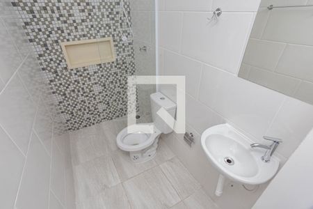 Banheiro de kitnet/studio para alugar com 1 quarto, 33m² em Sacomã, São Paulo