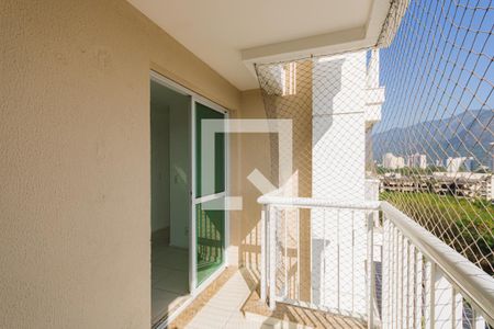 Varanda da Sala de apartamento para alugar com 3 quartos, 60m² em Recreio dos Bandeirantes, Rio de Janeiro