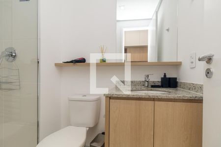 Banheiro de kitnet/studio à venda com 1 quarto, 20m² em Santa Efigênia, São Paulo