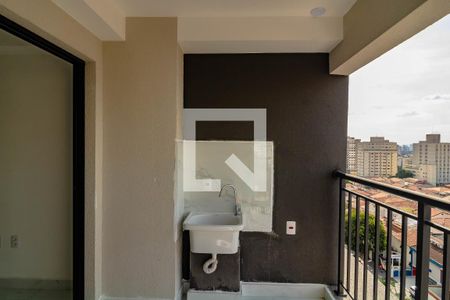 Varanda/Área de Serviço de apartamento para alugar com 1 quarto, 35m² em Mirandópolis, São Paulo