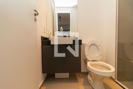 Banheiro de kitnet/studio à venda com 1 quarto, 26m² em Consolação, São Paulo