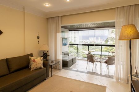 Sala de apartamento para alugar com 4 quartos, 186m² em Loteamento Joao Batista Juliao, Guarujá