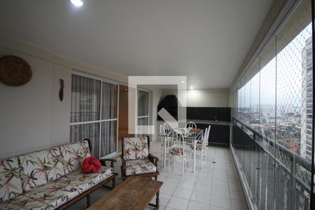 Varanda gourmet de apartamento à venda com 4 quartos, 163m² em Campo Grande, São Paulo