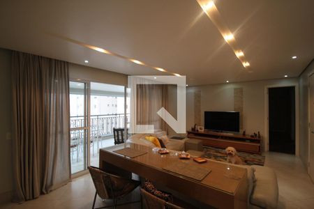 Sala de apartamento à venda com 4 quartos, 163m² em Campo Grande, São Paulo