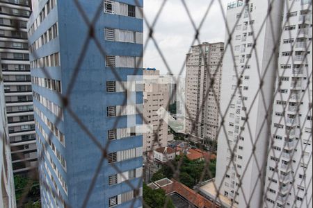 Vista da sala de apartamento para alugar com 1 quarto, 50m² em Paraíso, São Paulo