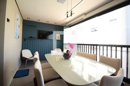 Varanda gourmet de apartamento à venda com 3 quartos, 160m² em Vila Paulicéia, São Paulo